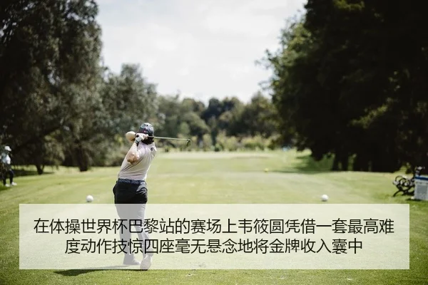 在体操世界杯巴黎站的赛场上韦筱圆凭借一套最高难度动作技惊四座毫无悬念地将金牌收入囊中